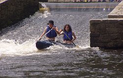 Vltava-Č.K. stará šlajsna u Jelení lávky