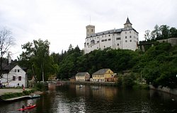 Vltava-podhradí hradu Rožmberk