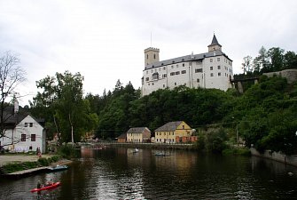 Vltava-podhradí hradu Rožmberk